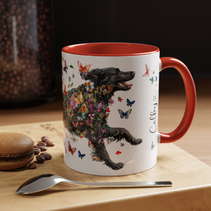 Hovawart #2 Colorful Accent Mugs, 11oz