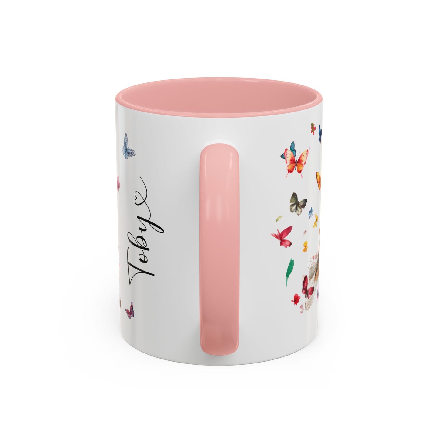 Mini Aussie Doodle Personalized Accent Mugs, 11oz