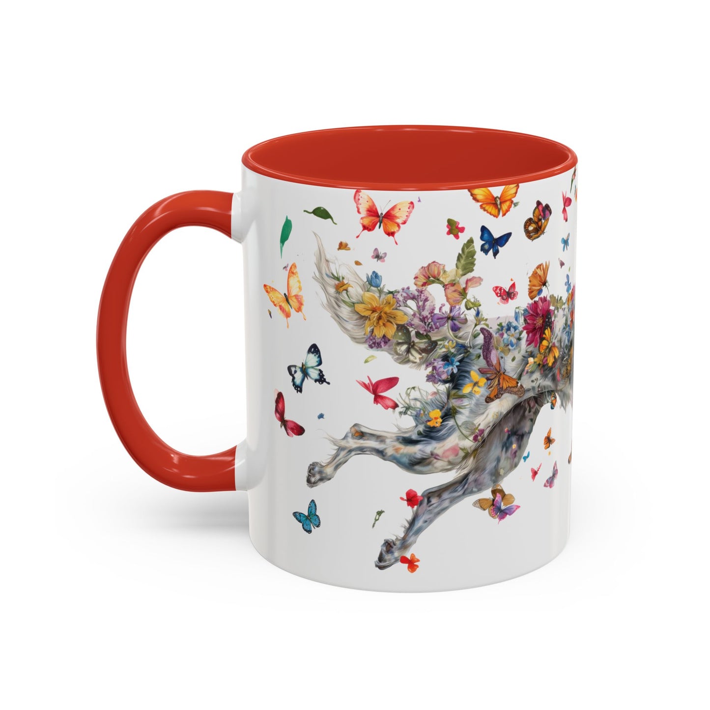 Silken Windhound #1 Personalized Accent Mugs, 11oz