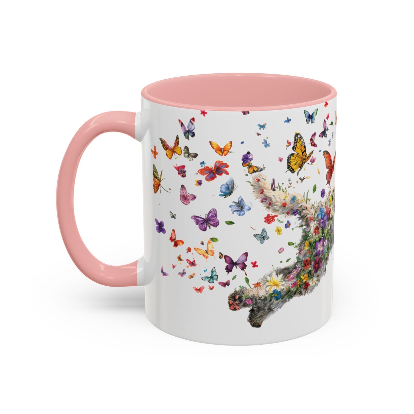 Labradoodle #3 Personalized Accent Mugs, 11oz