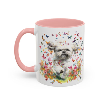 Shih Tzu #3 Personalized Accent Mugs, 11oz