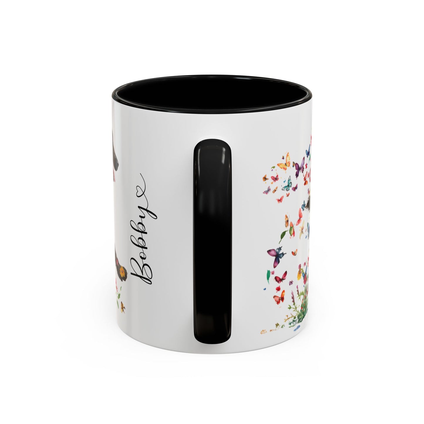 Curly Coated Retriever #2 Personalized Accent Mugs, 11oz