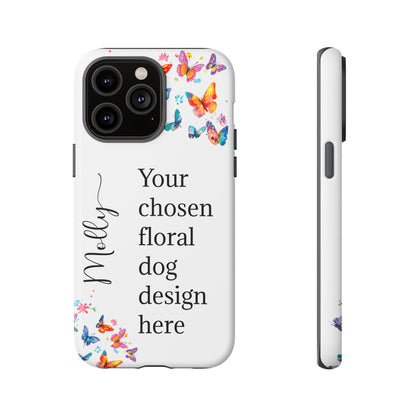 Phone Case, Personalized from ANY OF OUR DESIGNS - White case
