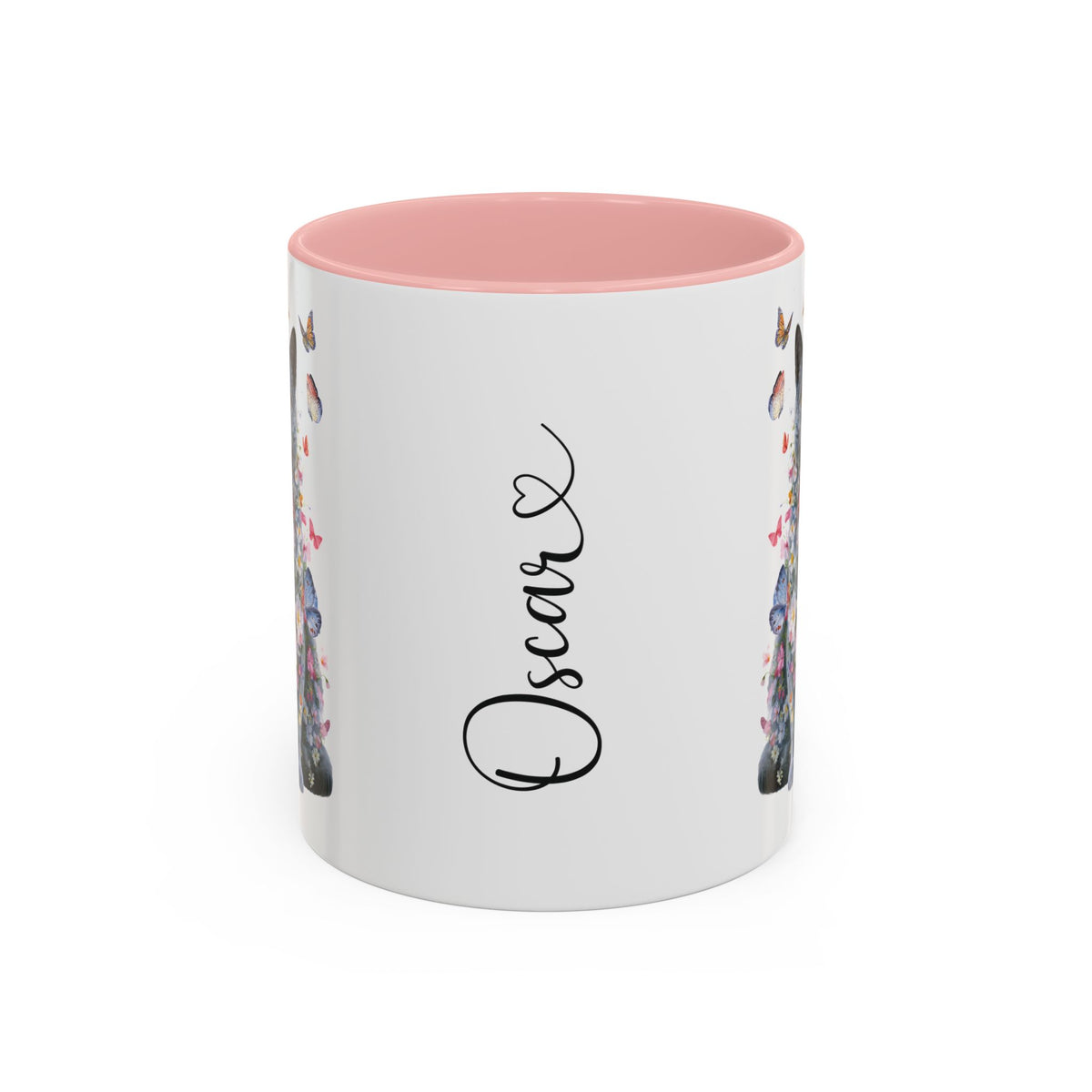 British Blue Cat #1 Personalized Accent Mugs, 11oz