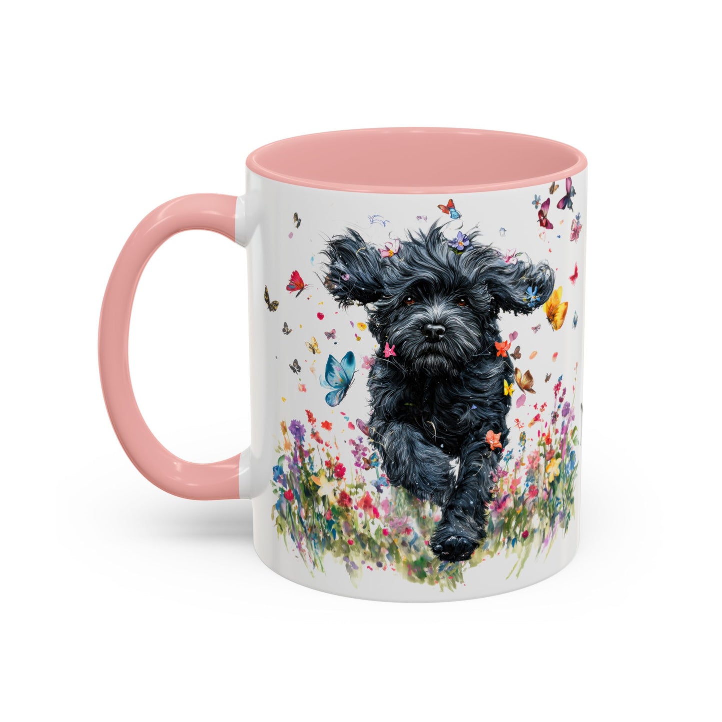 Cavoodle/Cavapoo/Doodle/Cockapoo #2 Personalized Accent Mugs, 11oz