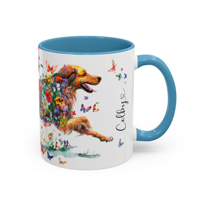 Hovawart #1 Colorful Accent Mugs, 11oz