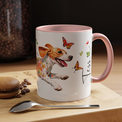 Beagle Personalized Accent Mugs, 11oz