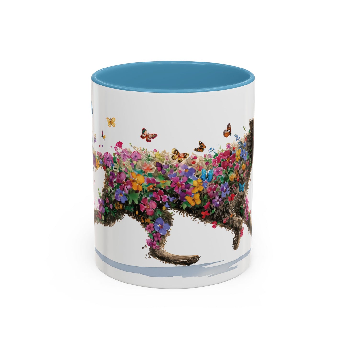 Curly Coated Retriever #1 Personalized Accent Mugs, 11oz