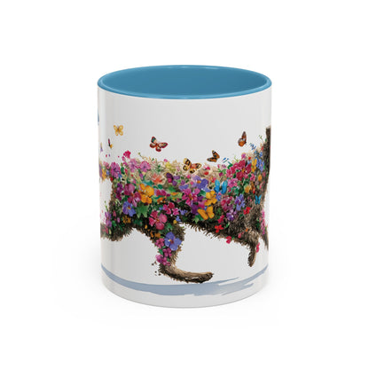 Curly Coated Retriever #1 Personalized Accent Mugs, 11oz