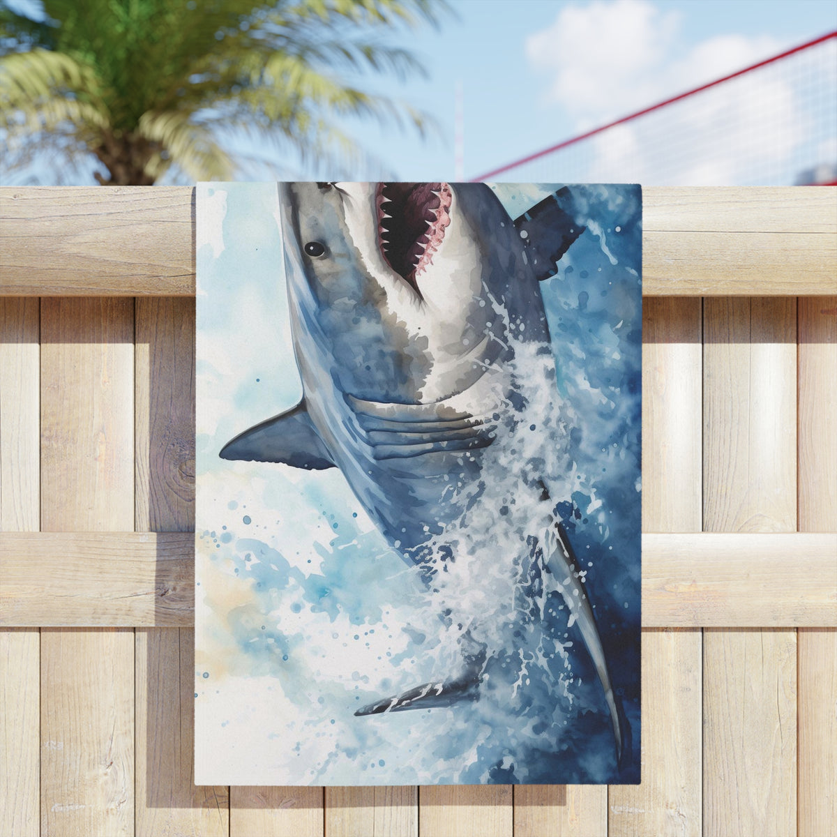 Megalodon #1 Personalised Beach Towels