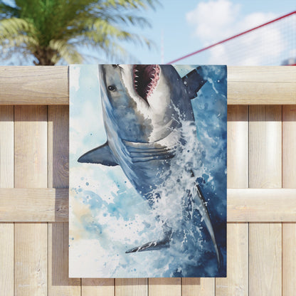 Megalodon #1 Personalised Beach Towels