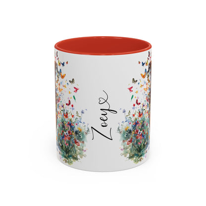 Rhodesian Ridgeback #2 Personalized Accent Mugs, 11oz