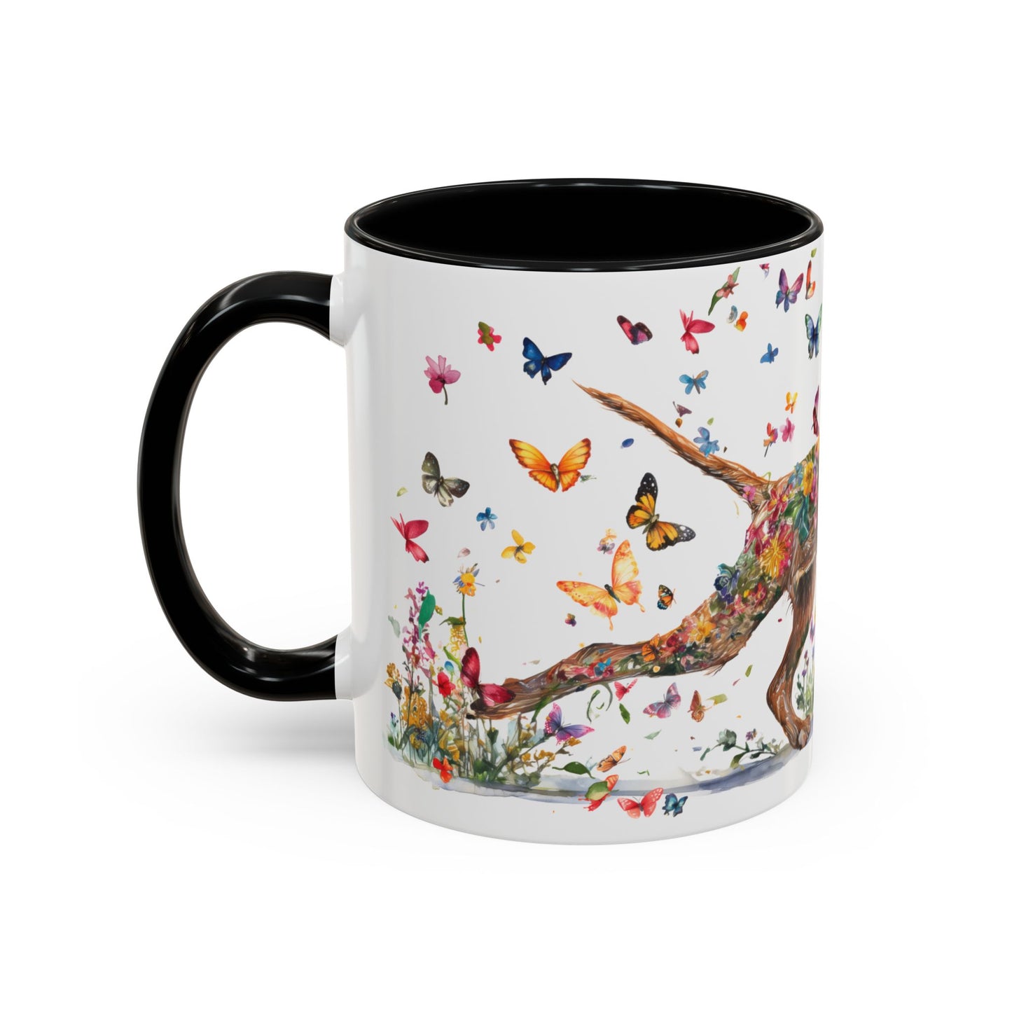 Wire Haired Vizsla Personalized Accent Mugs, 11oz