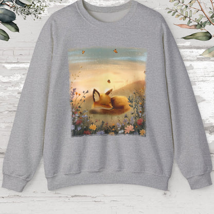 Fox sleeping #4 Unisex Sweat Shirt.