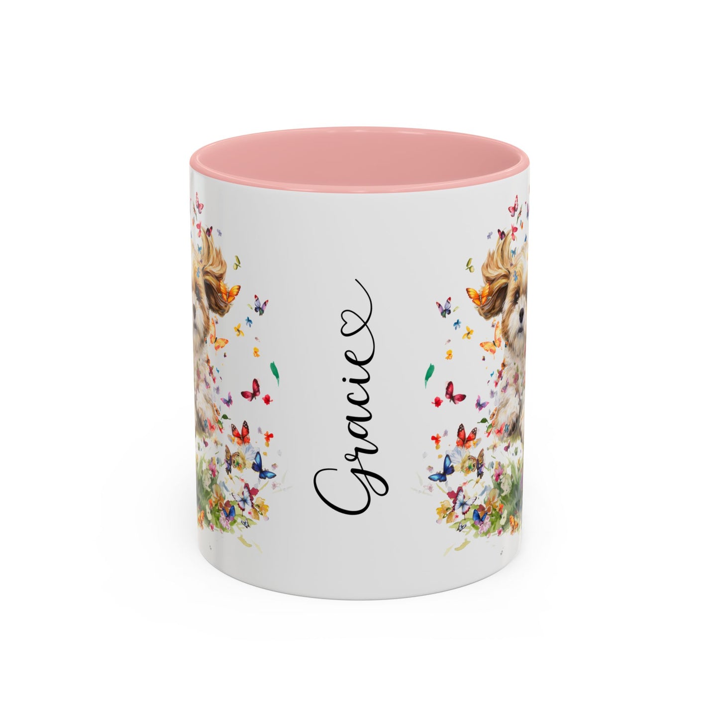 Shih Tzu #8  Personalized Accent Mugs, 11oz
