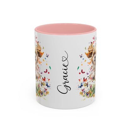 Shih Tzu #8  Personalized Accent Mugs, 11oz
