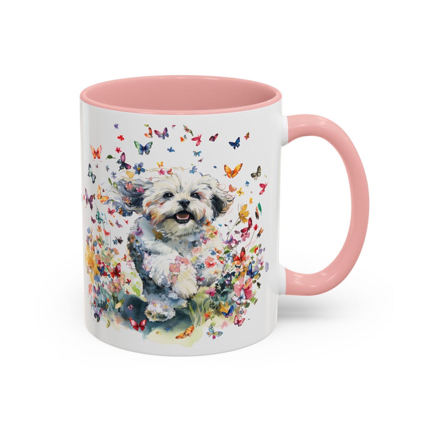 Shih Tzu #2 Personalized Accent Mugs, 11oz
