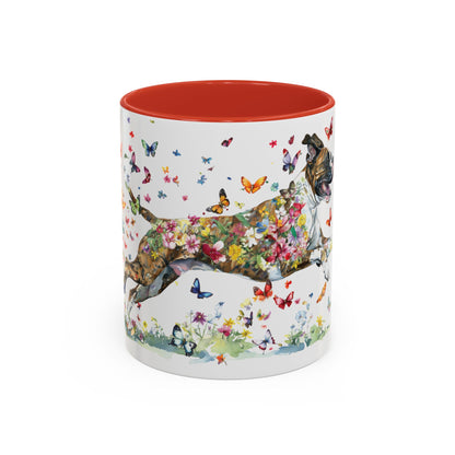 Boxer #1 Personalized Accent Mugs, 11oz