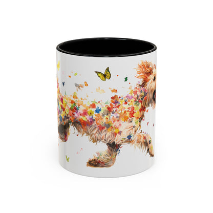 Otterhound Personalized Accent Mugs, 11oz