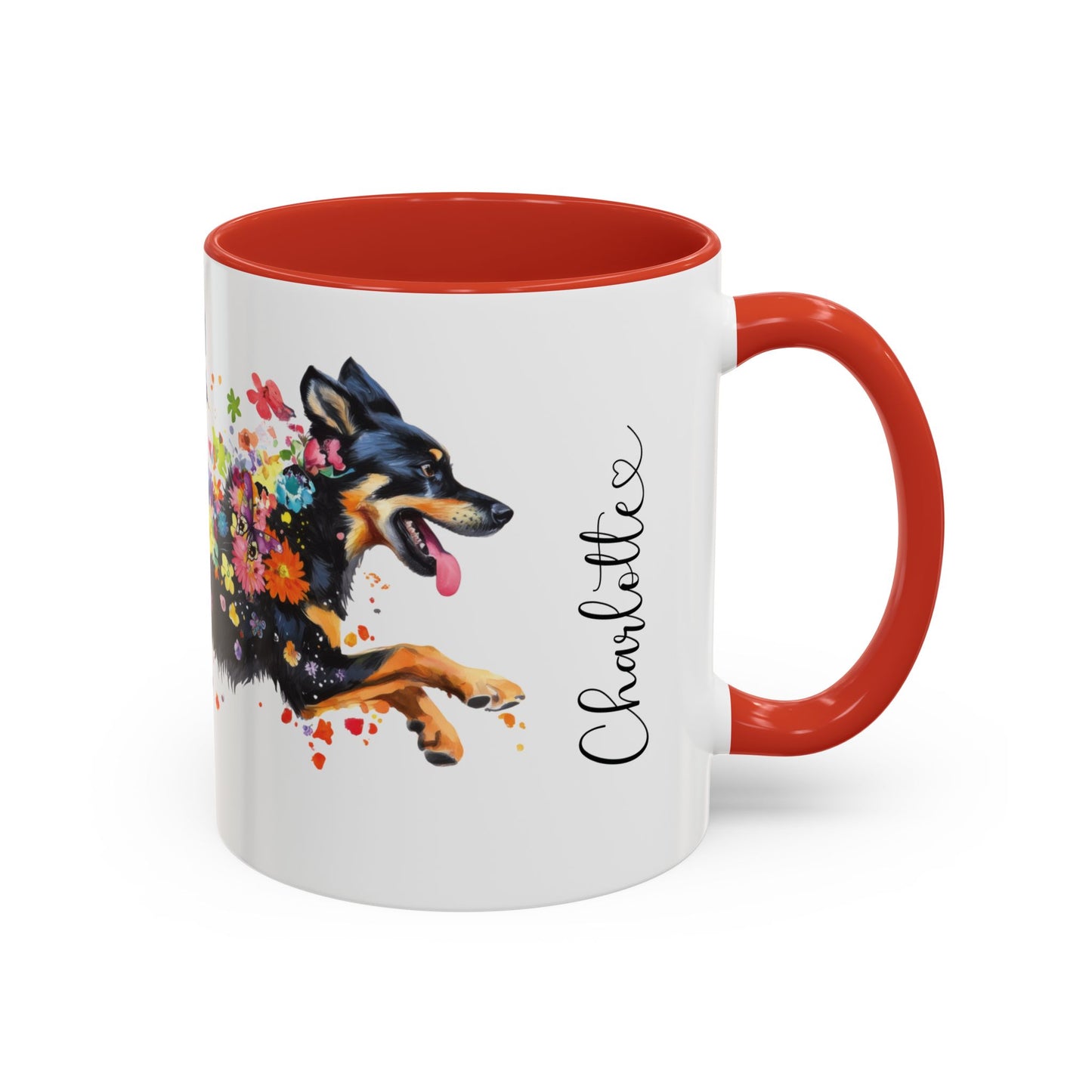 Husky #3 Personalized Accent Mugs, 11oz