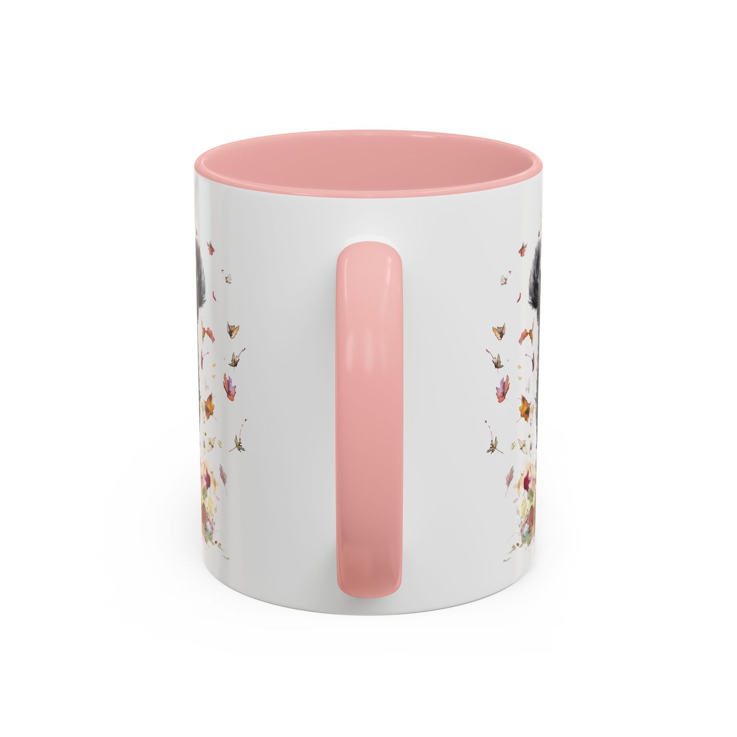 Bernedoodle #2 Autumn/Fall, Personalized Accent Mugs, 11oz