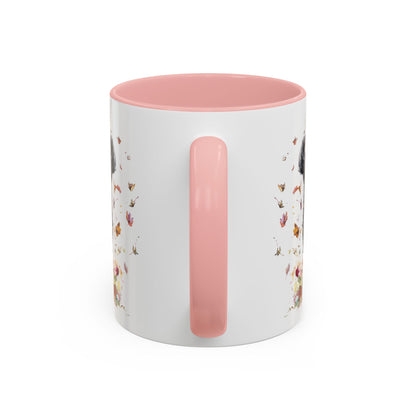 Bernedoodle #2 Autumn/Fall, Personalized Accent Mugs, 11oz