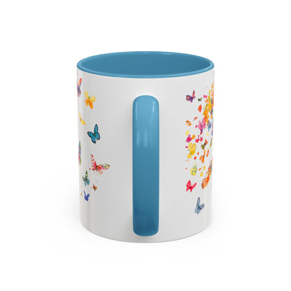 CAVALIER KING CHARLES live like the gate was left open colourful Mugs, 11oz