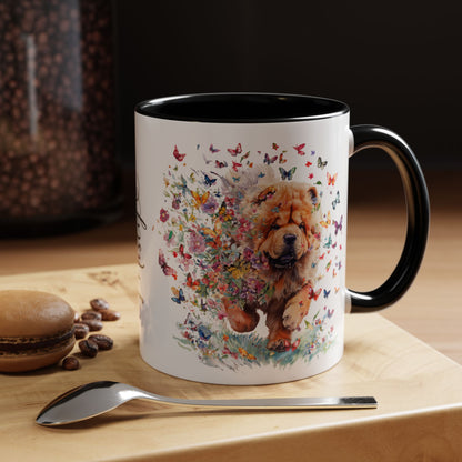 Chow Chow #6 Personalized Accent Mugs, 11oz