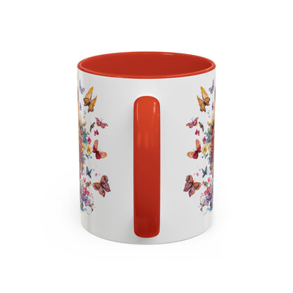 Shiba Inu #4 Personalized Accent Mugs, 11oz