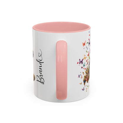 Silky Terrier Personalized Accent Mugs, 11oz