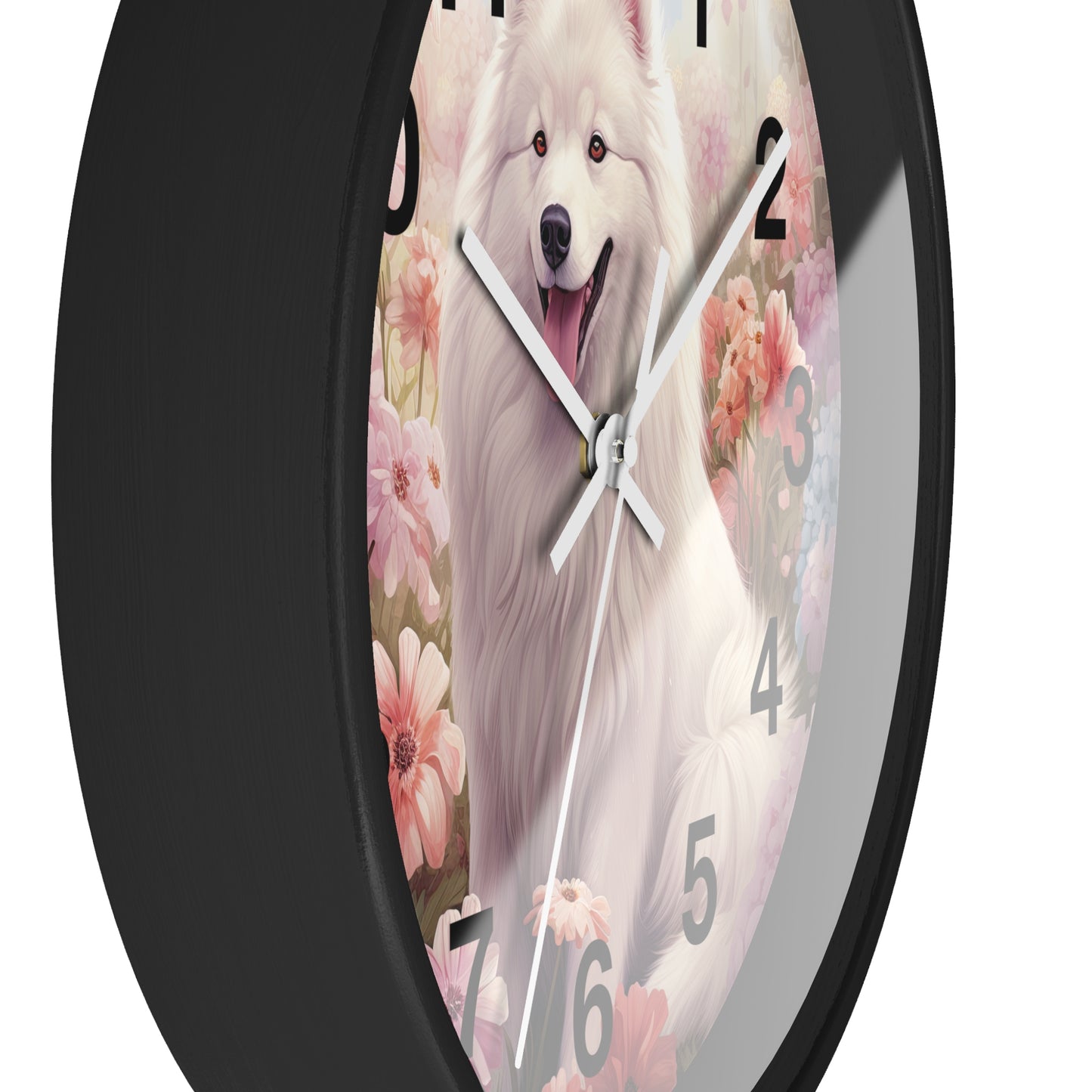 Samoyed Wall Clock 10"
