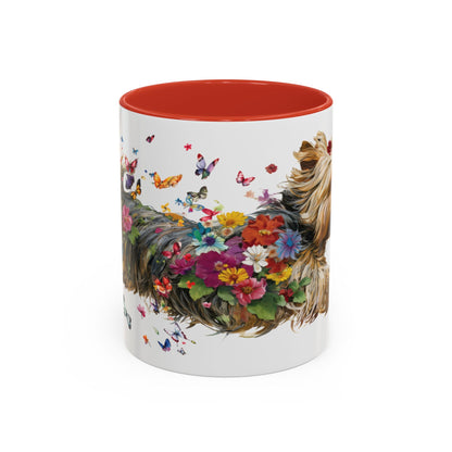 Silky Terrier Personalized Accent Mugs, 11oz
