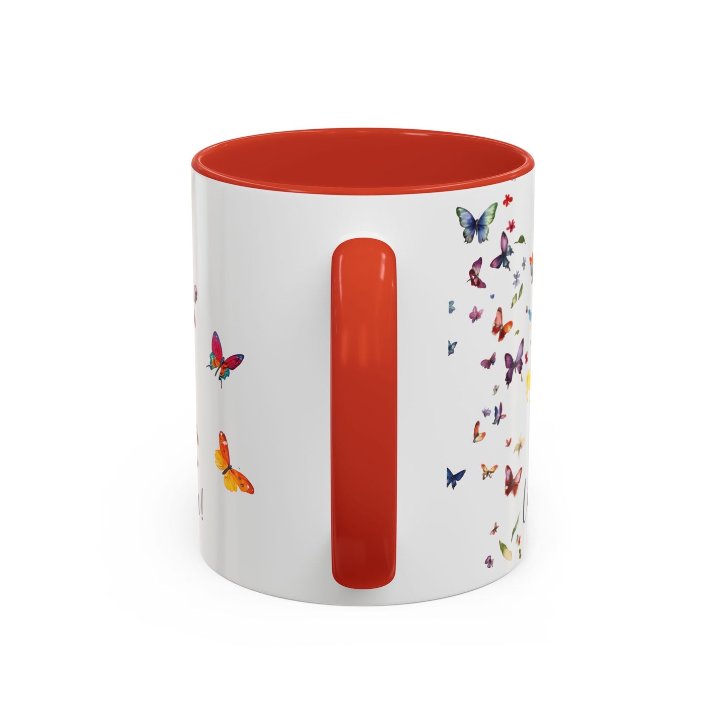 Border Collie #3 “Live like the gate was left open" Accent Mugs, 11oz