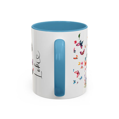 Giant Schnauzer Personalized Accent Mugs, 11oz