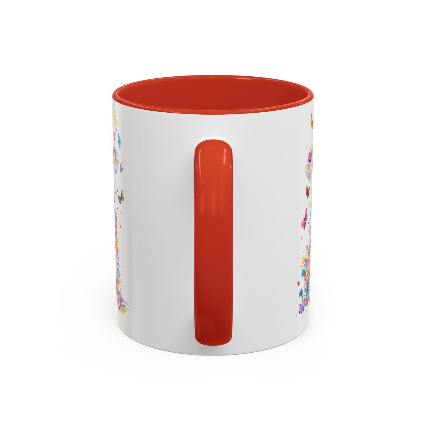 Maltese Personalized Colorful Accent Mugs, 11oz