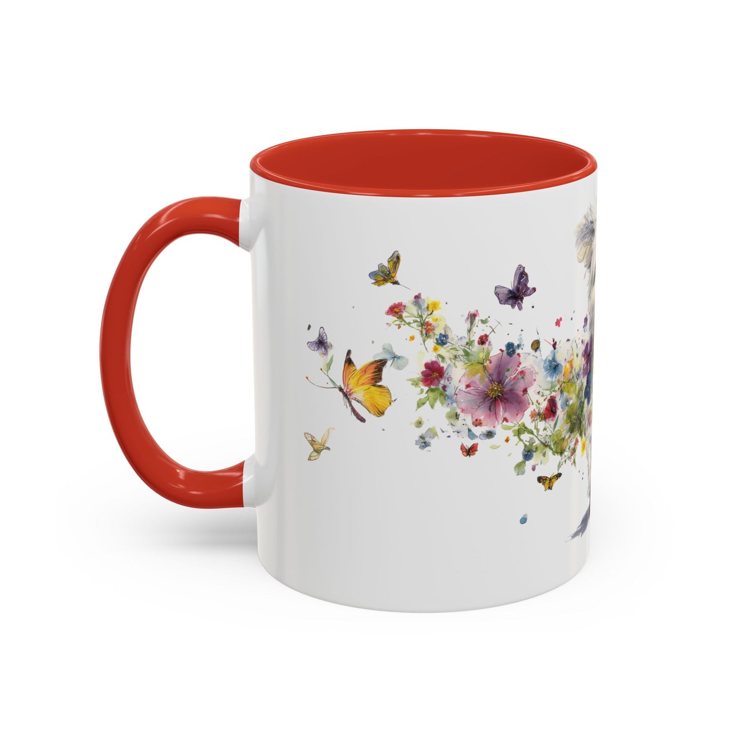 Maltipoo Personalized Accent Mugs, 11oz