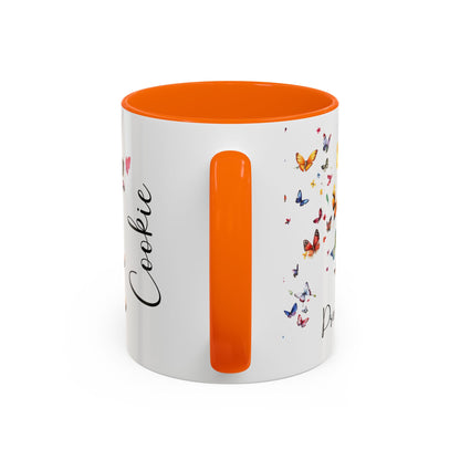 Poodle #1 - Practically Pawfect in every way. Personalised Colorful Accent Mugs, 11oz