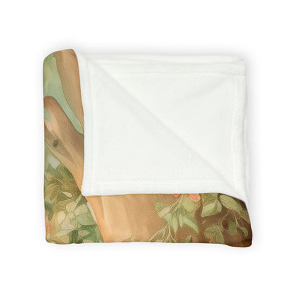 Boston Terrier #1 Dancing, Personalised Mystical Forest Blanket