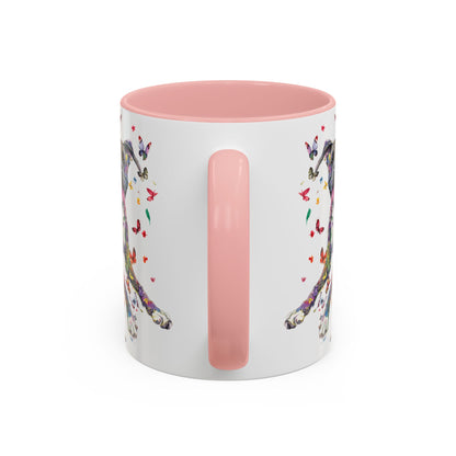 Boxer #2 Personalized Accent Mugs, 11oz