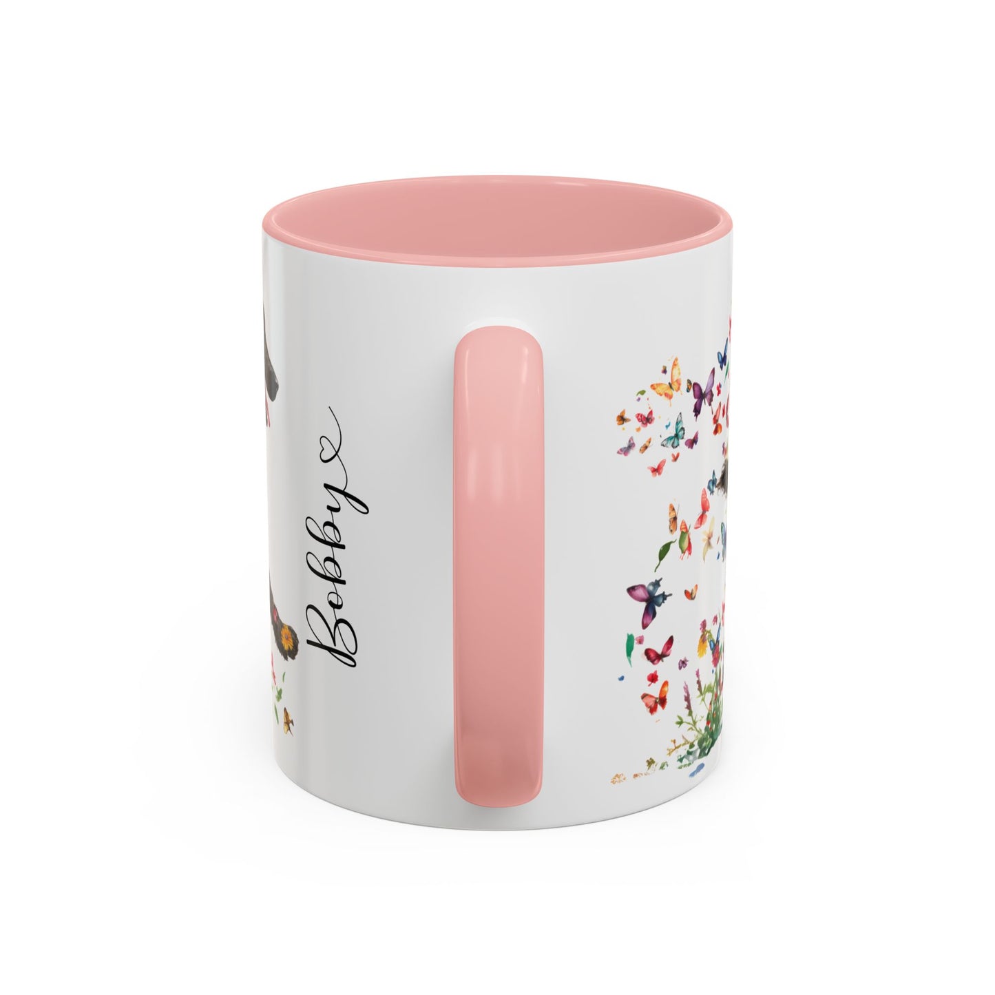 Curly Coated Retriever #2 Personalized Accent Mugs, 11oz