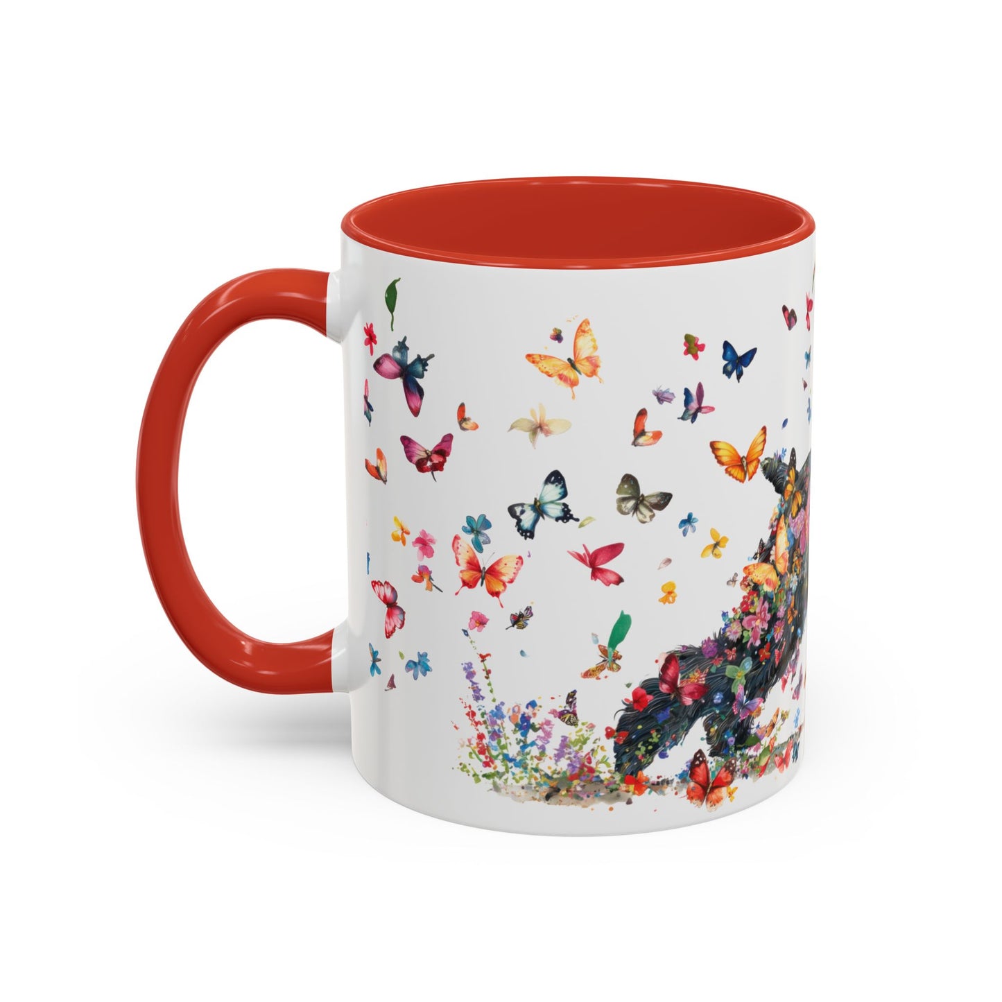 Giant Schnauzer Personalized Accent Mugs, 11oz