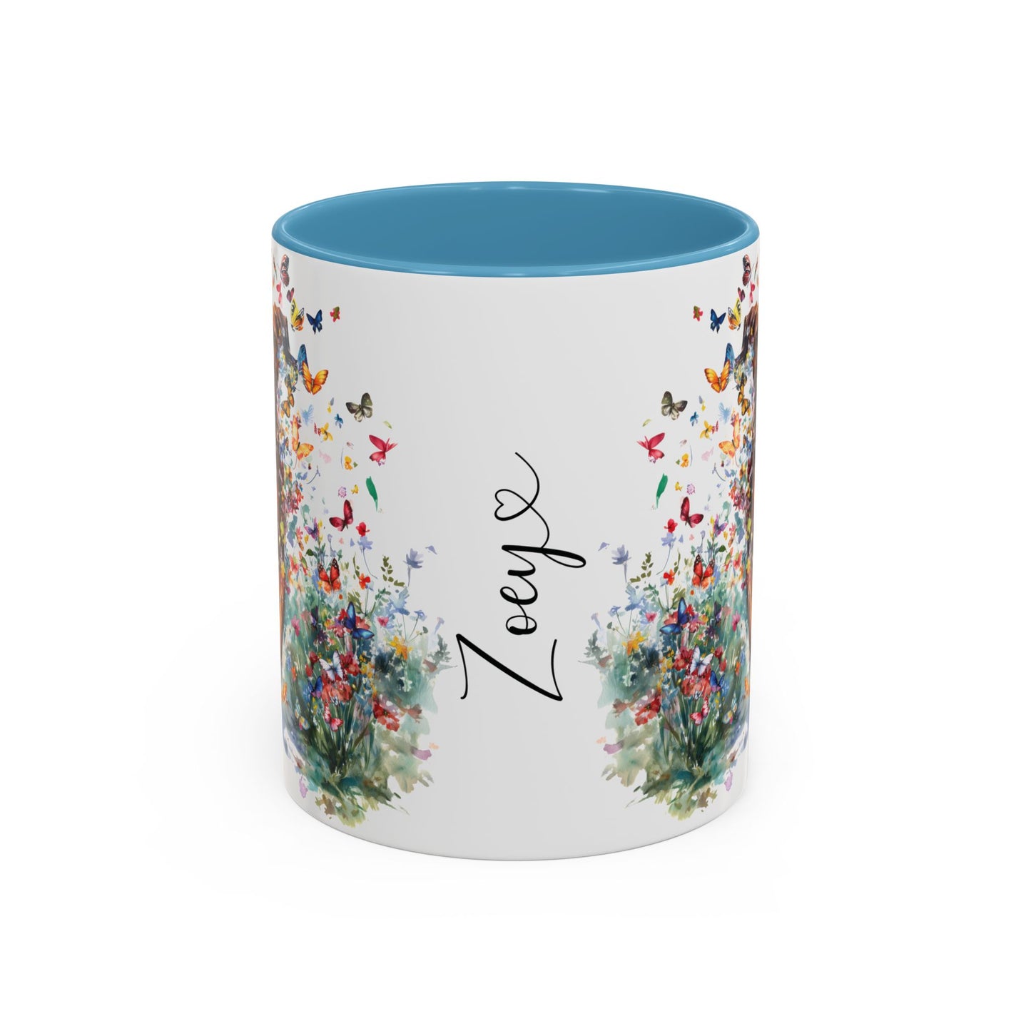 Rhodesian Ridgeback #2 Personalized Accent Mugs, 11oz