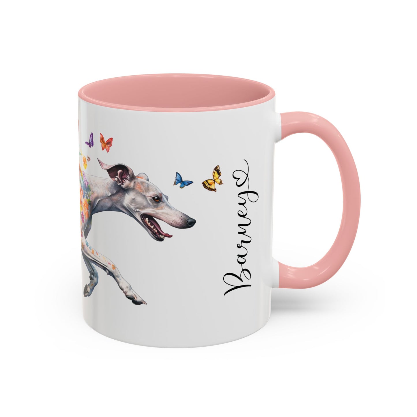 Whippet Personalized Accent Mugs, 11oz