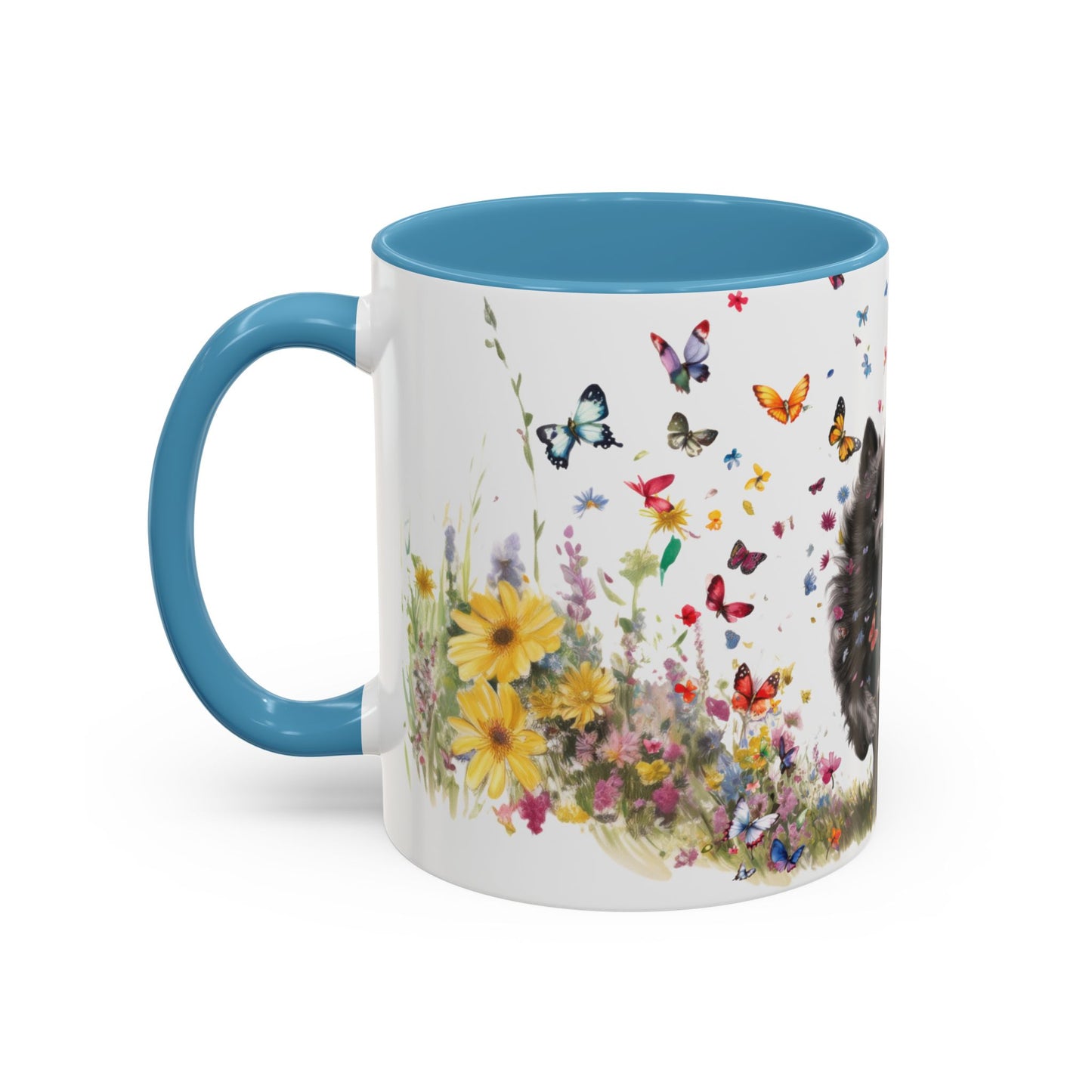 Schipperke #2 Personalized Accent Mugs, 11oz