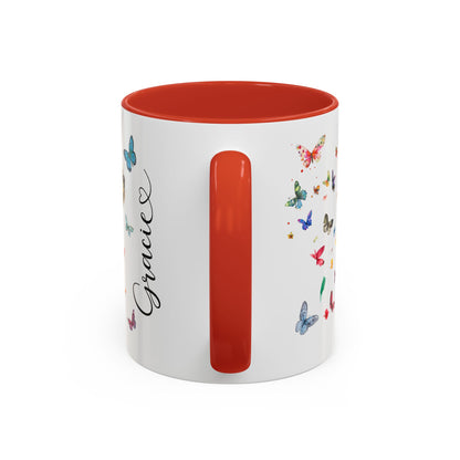Lakeland Terrier #1 Personalized Accent Mugs, 11oz