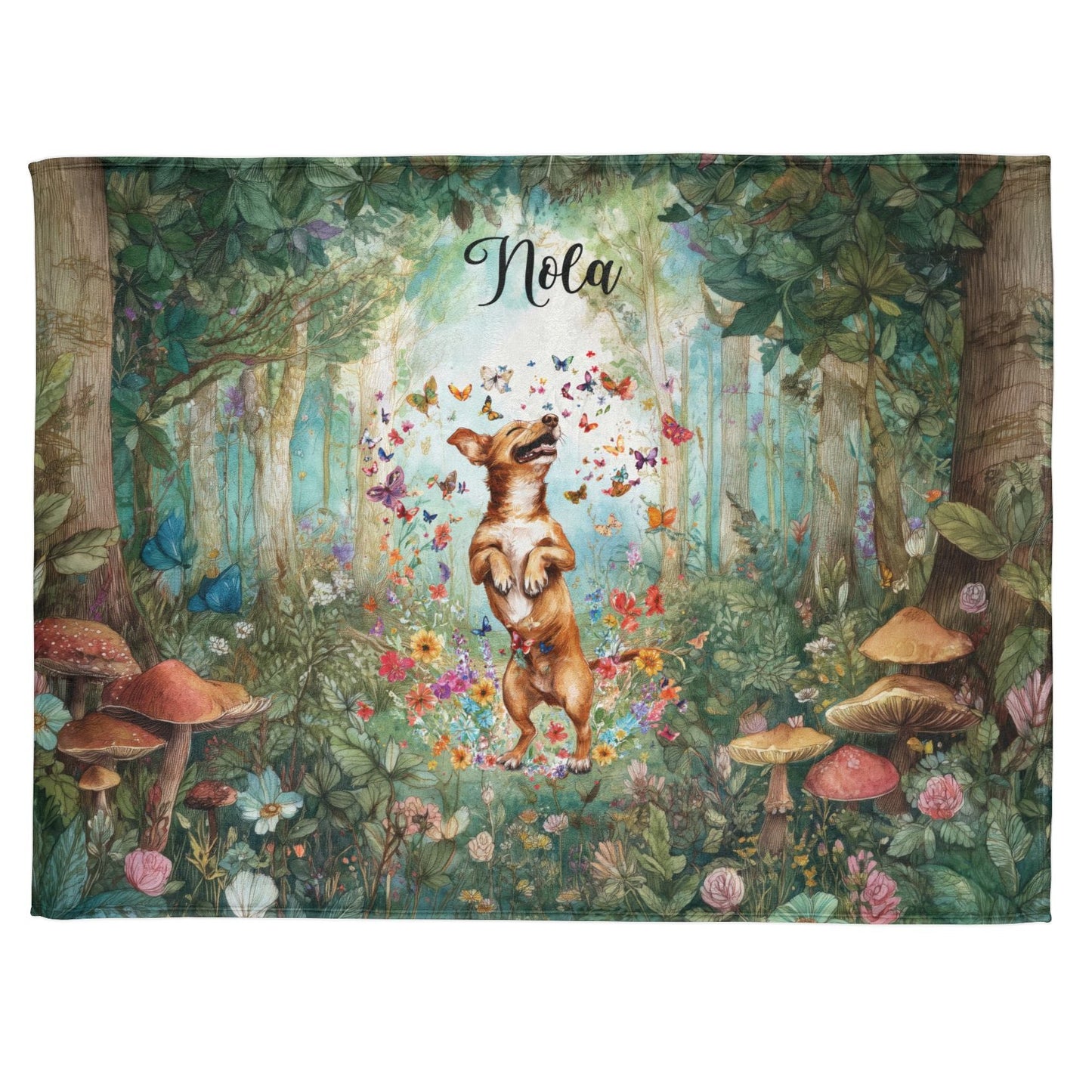 ANY DESIGN #2 Personalised Mystical Forest Blanket