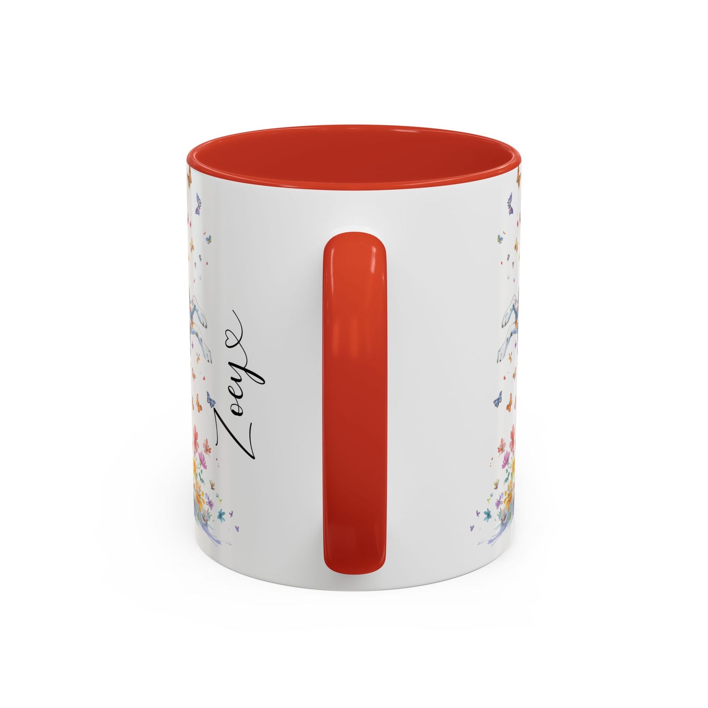 Dalmatian, Dance like nobody's watching, Personalized Accent Mugs, 11oz