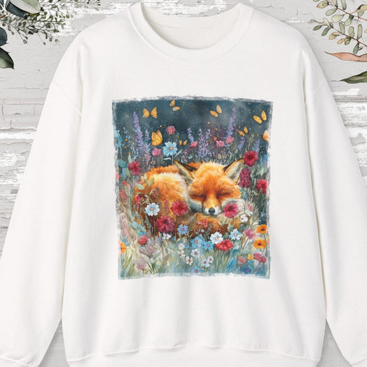 Fox sleeping #3 Unisex Sweat Shirt.