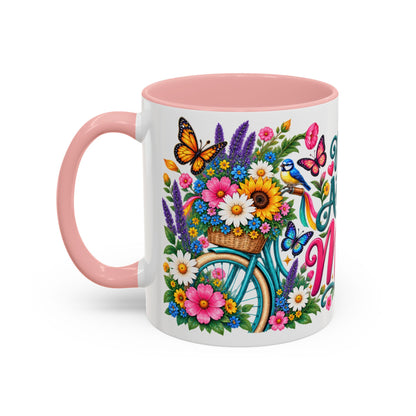 Most Amazing Mom, 11oz  accent mug (US spelling)