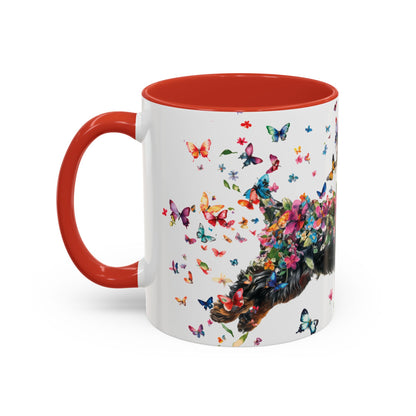English Cocker Spaniel #3 Personalized Accent Mugs, 11oz
